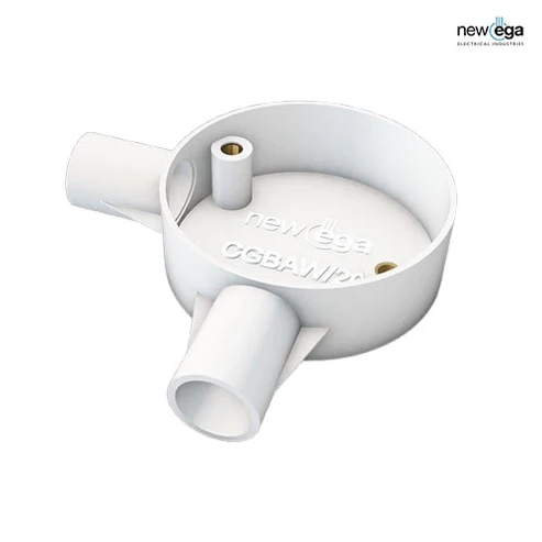 New Ega 32mm 2 Way Angle Junction Box for Electrical Conduit Systems